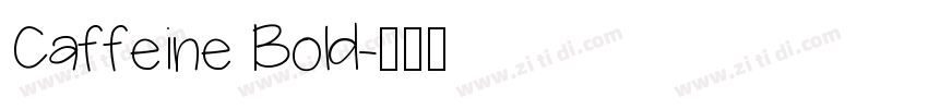 Caffeine Bold字体转换
